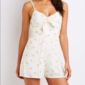 Charlotte Russe Cute Pineapple Romper (XS)